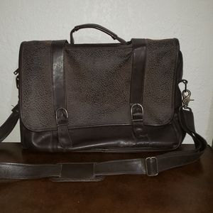 Fossil Leather Messenger Bag